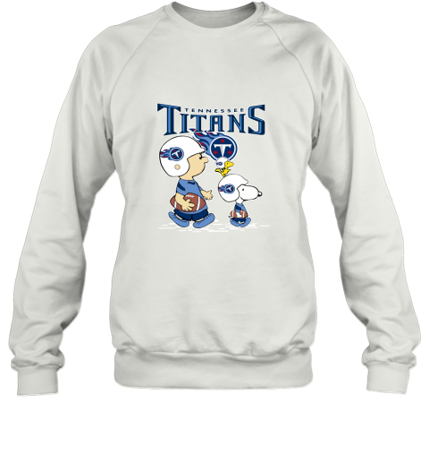 Tennessee Titans Let's Play Football Together Snoopy NFL Sweatshirt