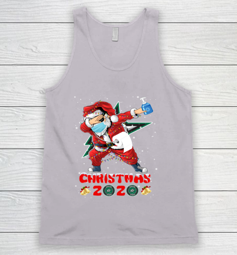 Dallas Stars Funny Santa Claus Dabbing Christmas 2020 NHL Tank Top 3