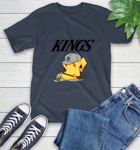 NHL Pikachu Hockey Sports Los Angeles Kings T-Shirt 4