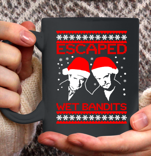 Escaped Wet Bandits Ugly Christmas Ceramic Mug 11oz