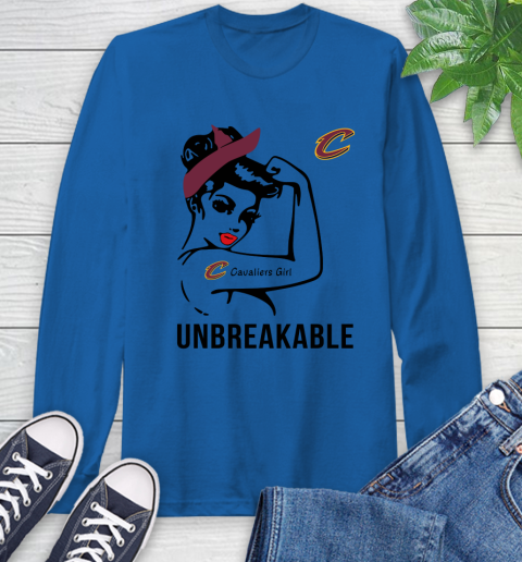 NBA Cleveland Cavaliers Girl Unbreakable Basketball Sports Long Sleeve T-Shirt 7