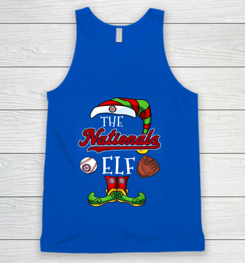 Washington Nationals Christmas ELF Funny MLB Tank Top 4