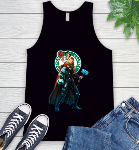 NBA Thor Avengers Endgame Basketball Boston Celtics Tank Top 2