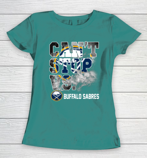NHL Buffalo Sabres Hockey Can't Stop Vs Women's T-Shirt 10