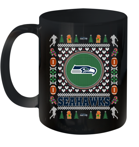 Seattle Seahawks Merry Christmas NFL Football Loyal Fan Ceramic Mug 11oz