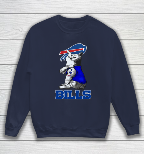 NFL Football My Cat Loves Buffalo Bills Sweatshirt 2