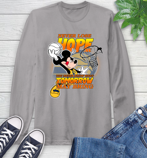Indiana Pacers NBA Basketball Mickey Disney Never Lose Hope Long Sleeve T-Shirt 6