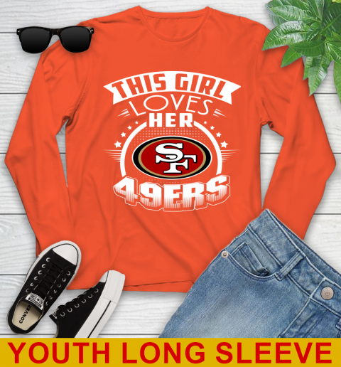 San Francisco 49ers NFL Football This Girl Loves Her Team 119