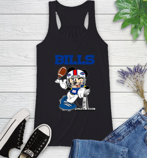 NFL Buffalo Bills Mickey Mouse Disney Super Bowl Football T Shirt Racerback Tank 2