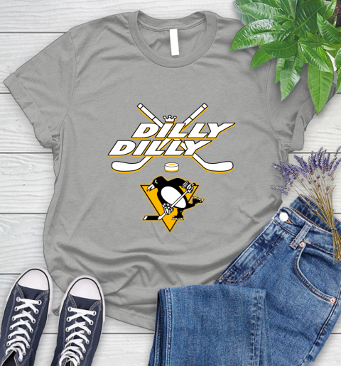 NHL Pittsburgh Penguins Dilly Dilly Hockey Sports Women's T-Shirt 10