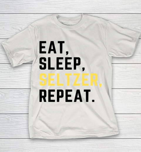 Bud Light Seltzer  Eat Sleep Seltzer Repeat Youth T-Shirt 8
