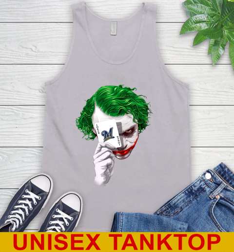 Milwaukee Brewers MLB Baseball Joker Card Shirt Tank Top 3