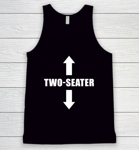 Two Seater Funny Tank Top