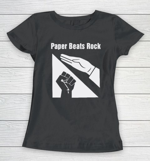 Paper Beats Rock Women's T-Shirt