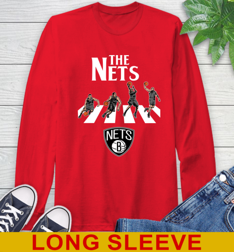 NBA Basketball Brooklyn Nets The Beatles Rock Band Shirt Long Sleeve T-Shirt 12