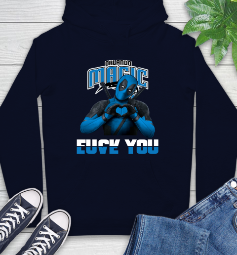NBA Orlando Magic Deadpool Love You Fuck You Basketball Sports Hoodie 3