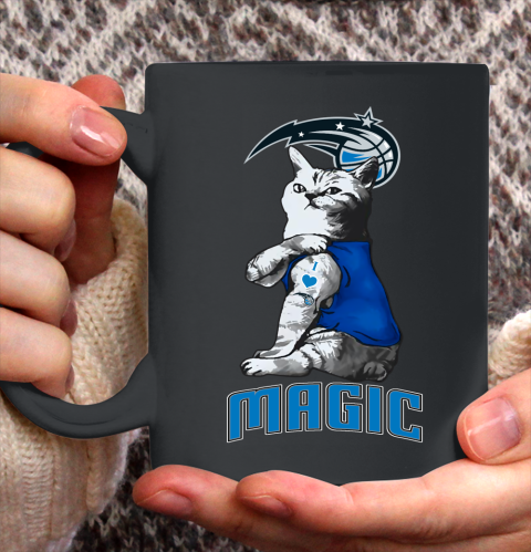 NBA Basketball My Cat Loves Orlando Magic Ceramic Mug 11oz 2