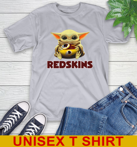 NFL Football Washington Redskins Baby Yoda Star Wars Shirt T-Shirt 6