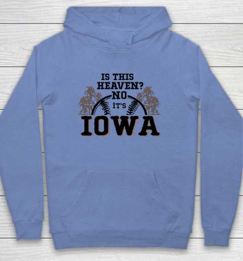 Is This Heaven No It's Iowa Baseball Youth Hoodie 7