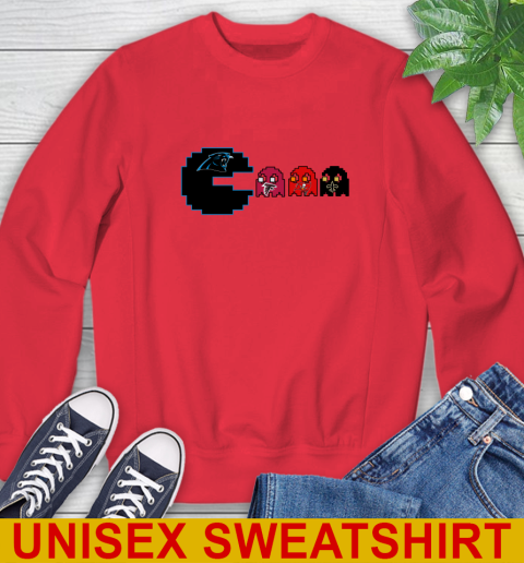 Carolina Panthers NFL Football Pac Man Champion Sweatshirt 10