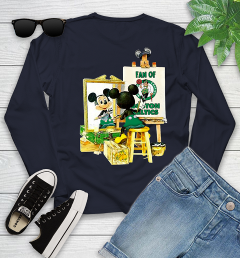 NBA Basketball Boston Celtics Mickey Drawing Shirt 114