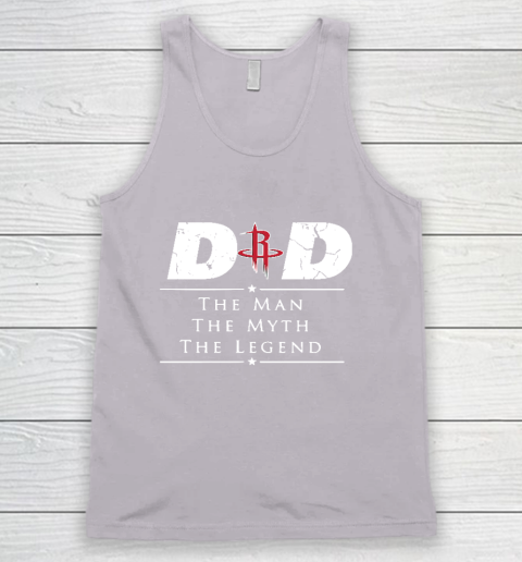 Houston Rockets NBA Basketball Dad The Man The Myth The Legend Tank Top 3