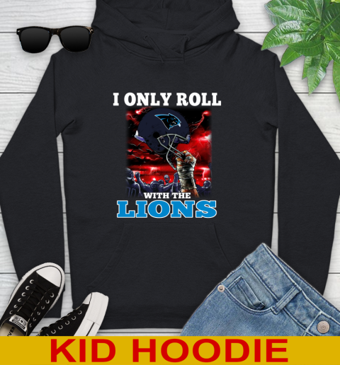 Carolina Panthers NFL Football I Only Roll With My Team Sports Youth Hoodie