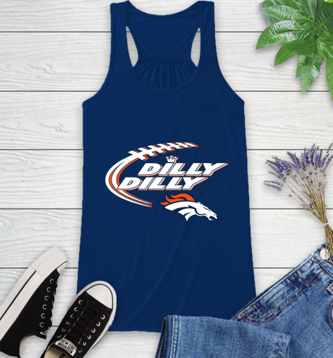NFL Denver Broncos Dilly Dilly Football Sports Racerback Tank 9