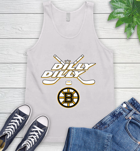 NHL Boston Bruins Dilly Dilly Hockey Sports Tank Top