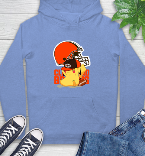 NFL Pikachu Football Sports Cleveland Browns Hoodie 11