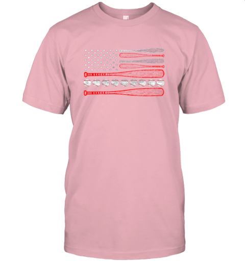 ct7z vintage american flag baseball 4th july jersey t shirt 60 front pink