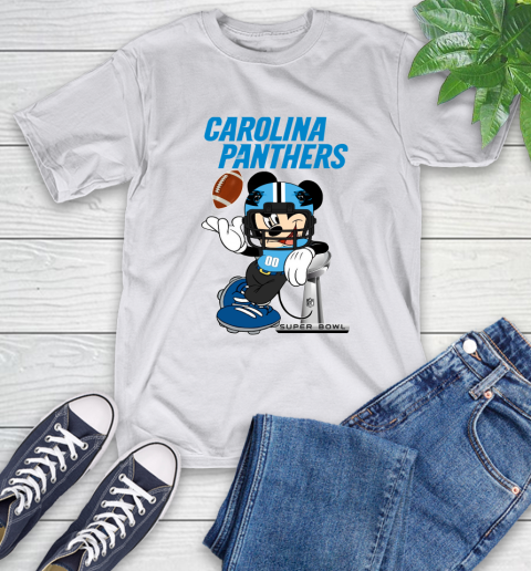 NFL Carolina Panthers Mickey Mouse Disney Super Bowl Football T Shirt T-Shirt 12