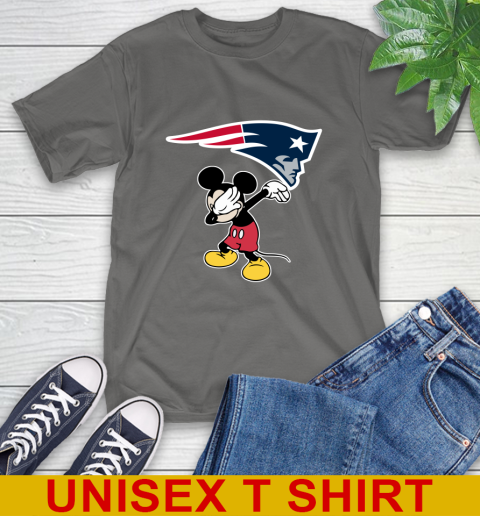 New England Patriots NFL Football Dabbing Mickey Disney Sports T-Shirt 8