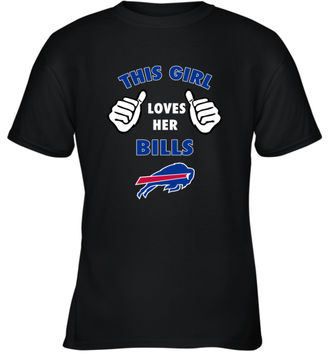 This Girl Loves Buffalo Bills Youth T-Shirt