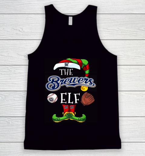 Milwaukee Brewers Christmas ELF Funny MLB Tank Top