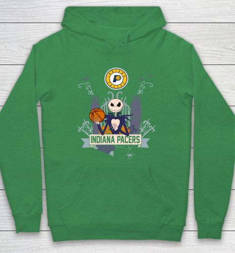 NBA Indiana Pacers Basketball Jack Skellington Halloween Hoodie 5