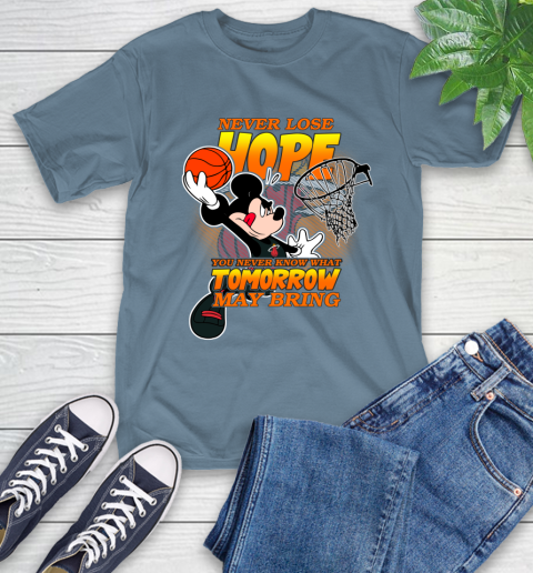 Miami Heat NBA Basketball Mickey Disney Never Lose Hope T-Shirt 8
