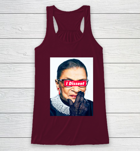 Notorious RBG  I Dissent Racerback Tank 2