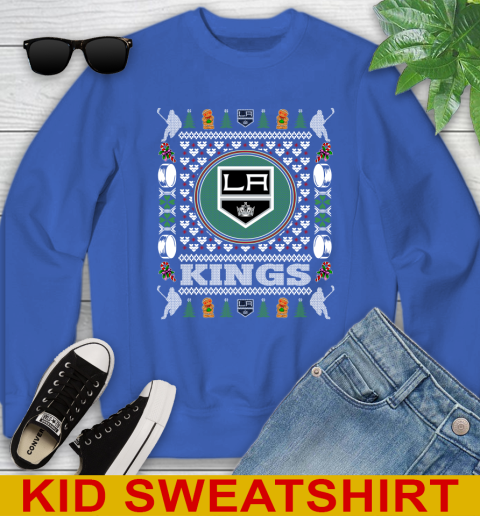 Los Angeles Kings Merry Christmas NHL Hockey Loyal Fan Youth Sweatshirt 6