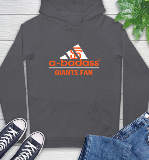 MLB A Badass San Francisco Giants Fan Adidas Baseball Sports Hoodie 7