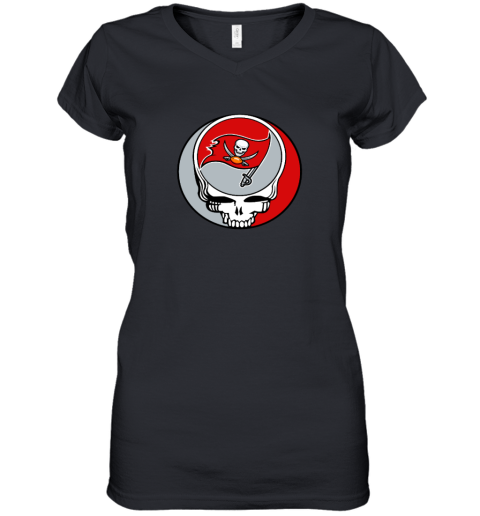 Tampa Bay Buccaneers x Grateful Dead Women's V-Neck T-Shirt