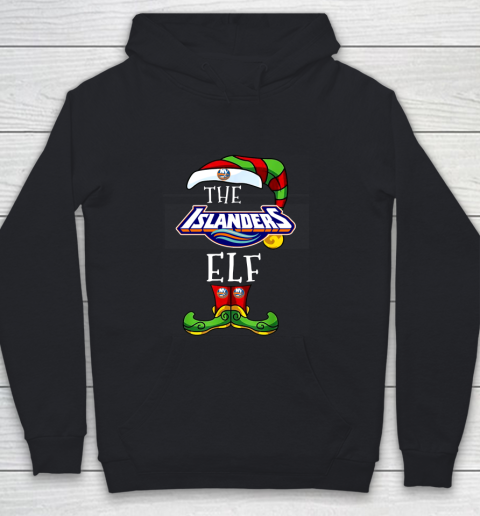 New York Islanders Christmas ELF Funny NHL Youth Hoodie