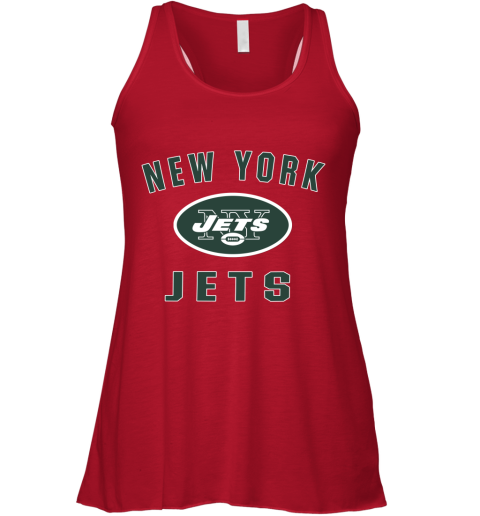 New York Jets NFL Pro Line by Fanatics Branded Vintage Victory Racerback Tank