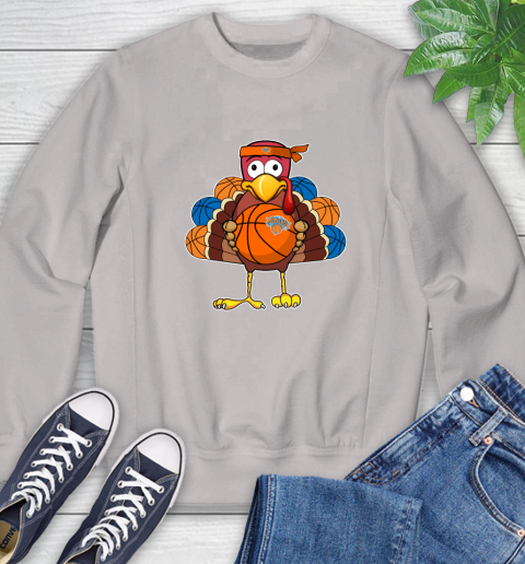 New York Knicks Turkey thanksgiving day Sweatshirt 12