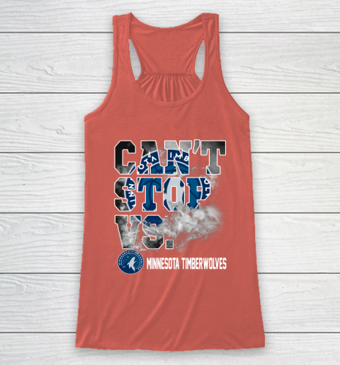 NBA Minnesota Timberwolves Basketball Can't Stop Vs Racerback Tank 3