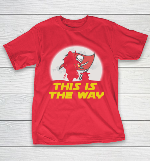 Tampa Bay Buccaneers NFL Football Star Wars Yoda And Mandalorian This Is The Way T-Shirt 9