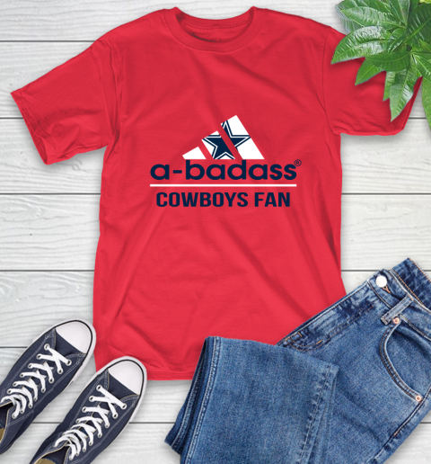 Dallas Cowboys NFL Football A Badass Adidas Adoring Fan Sports T-Shirt 11