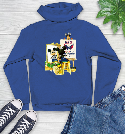 NHL Hockey Washington Capitals Mickey Drawing Shirt 131