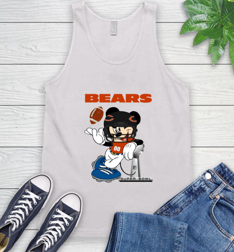 NFL Chicago Bears Mickey Mouse Disney Super Bowl Football T Shirt Tank Top