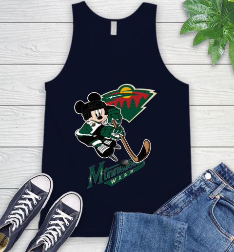 NHL Minnesota Wild Mickey Mouse Disney Hockey T Shirt Tank Top 3